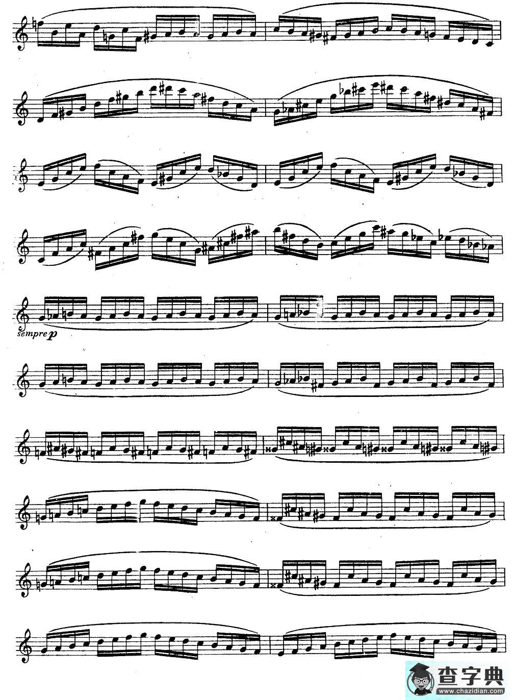 奇特克-萨克斯练习曲之18（ETUDY PRO SAXOPHON - FR Z
