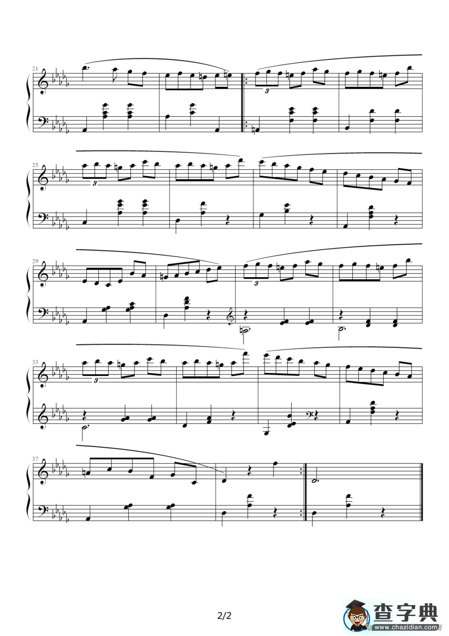 WALTZ op.61 no.1钢琴谱