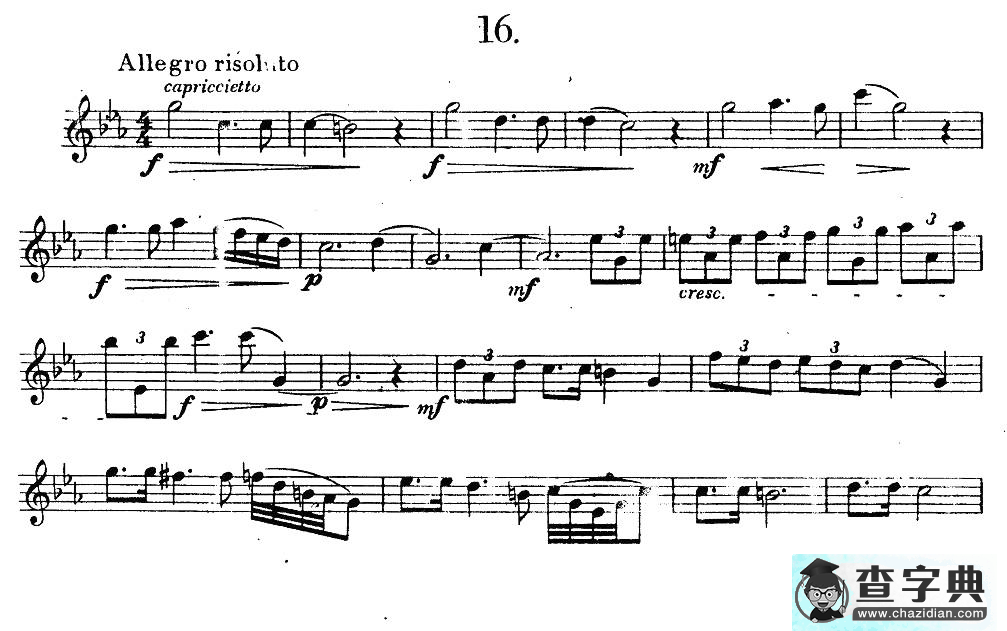 奇特克-萨克斯练习曲之16（ETUDY PRO SAXOPHON - FR Z