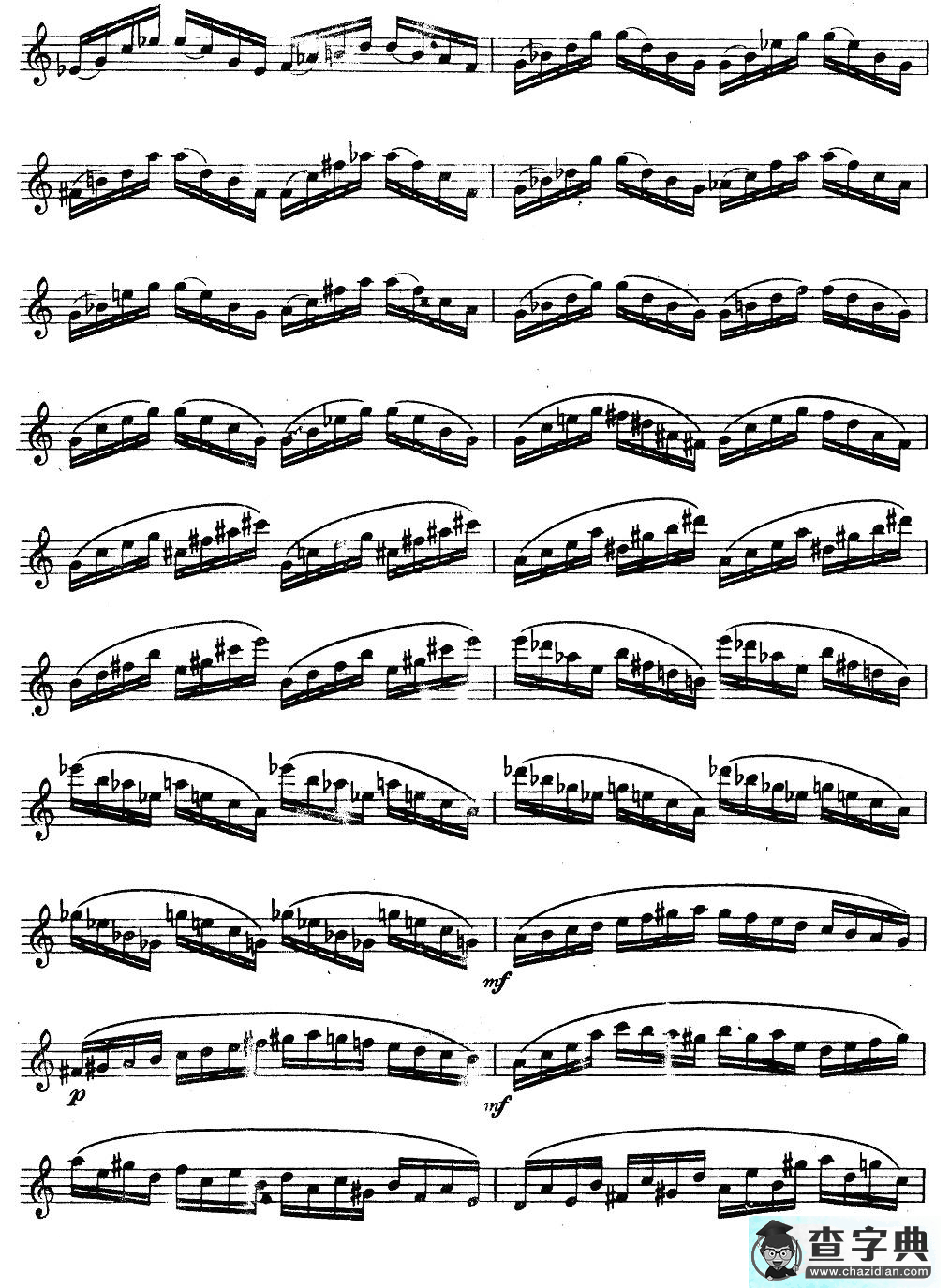 奇特克-萨克斯练习曲之18（ETUDY PRO SAXOPHON - FR Z