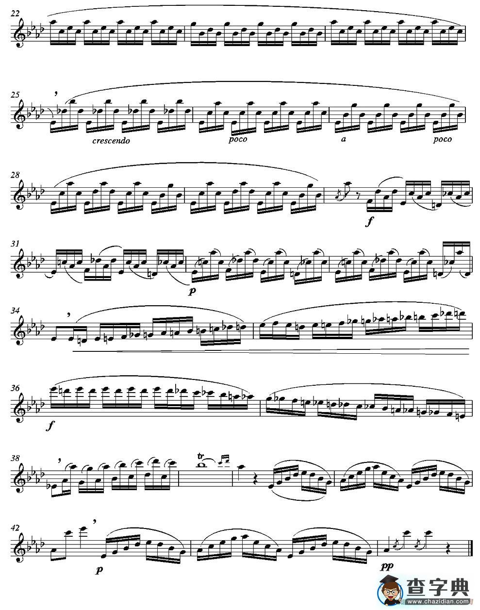 18 Exercicios ou Estudos de Marcel Mule - Enelruy Lira（马瑟·穆勒18首练习曲—9）萨克斯谱