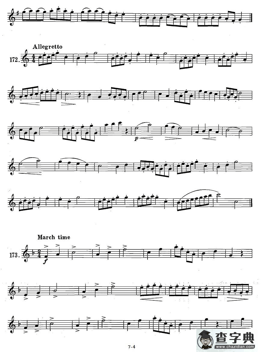 萨克斯练习曲合集（1—28）断音练习