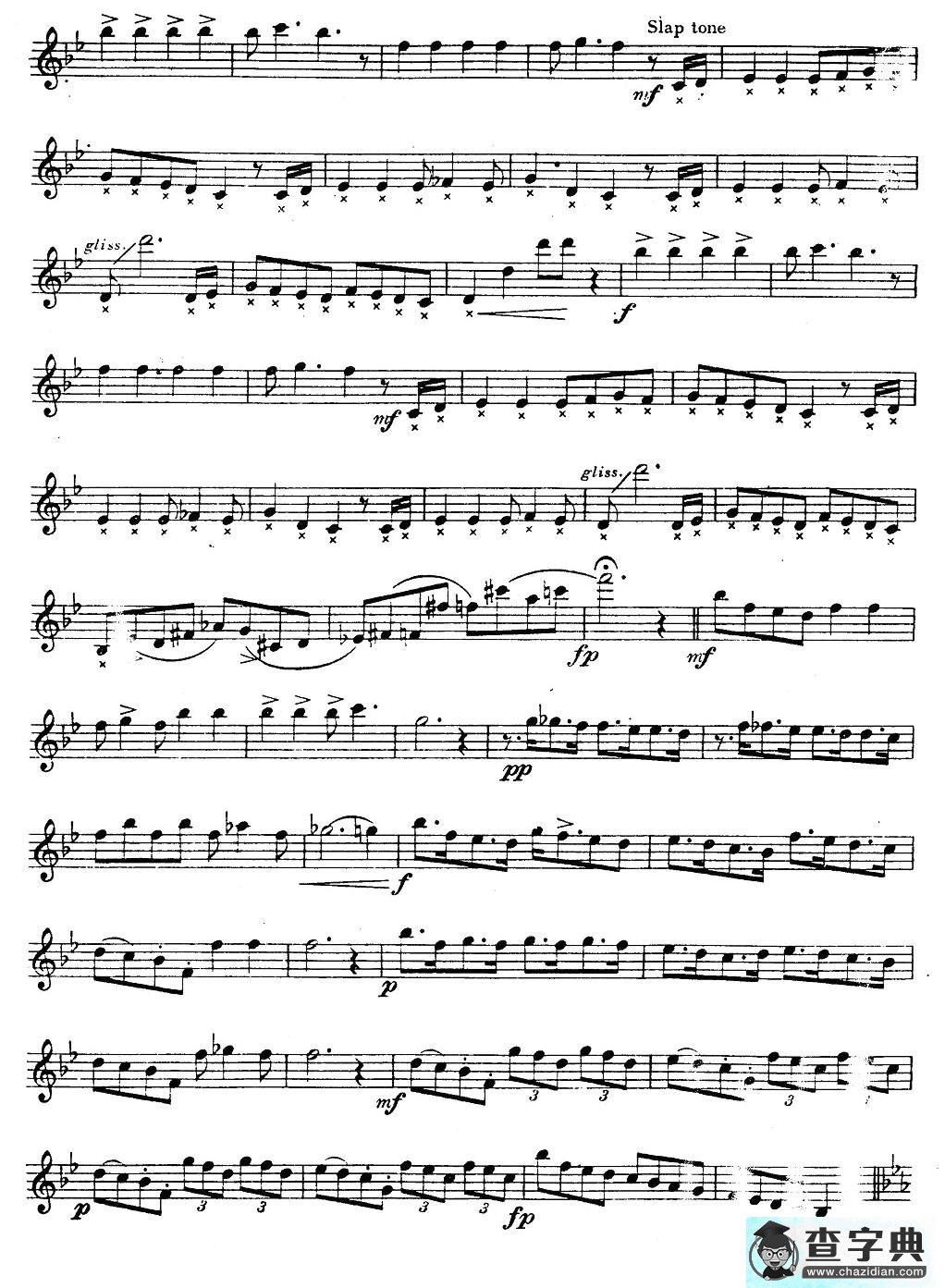 奇特克-萨克斯练习曲之13（ETUDY PRO SAXOPHON - FR Z