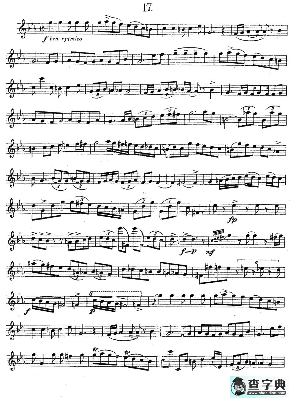 奇特克-萨克斯练习曲之17（ETUDY PRO SAXOPHON - FR Z
