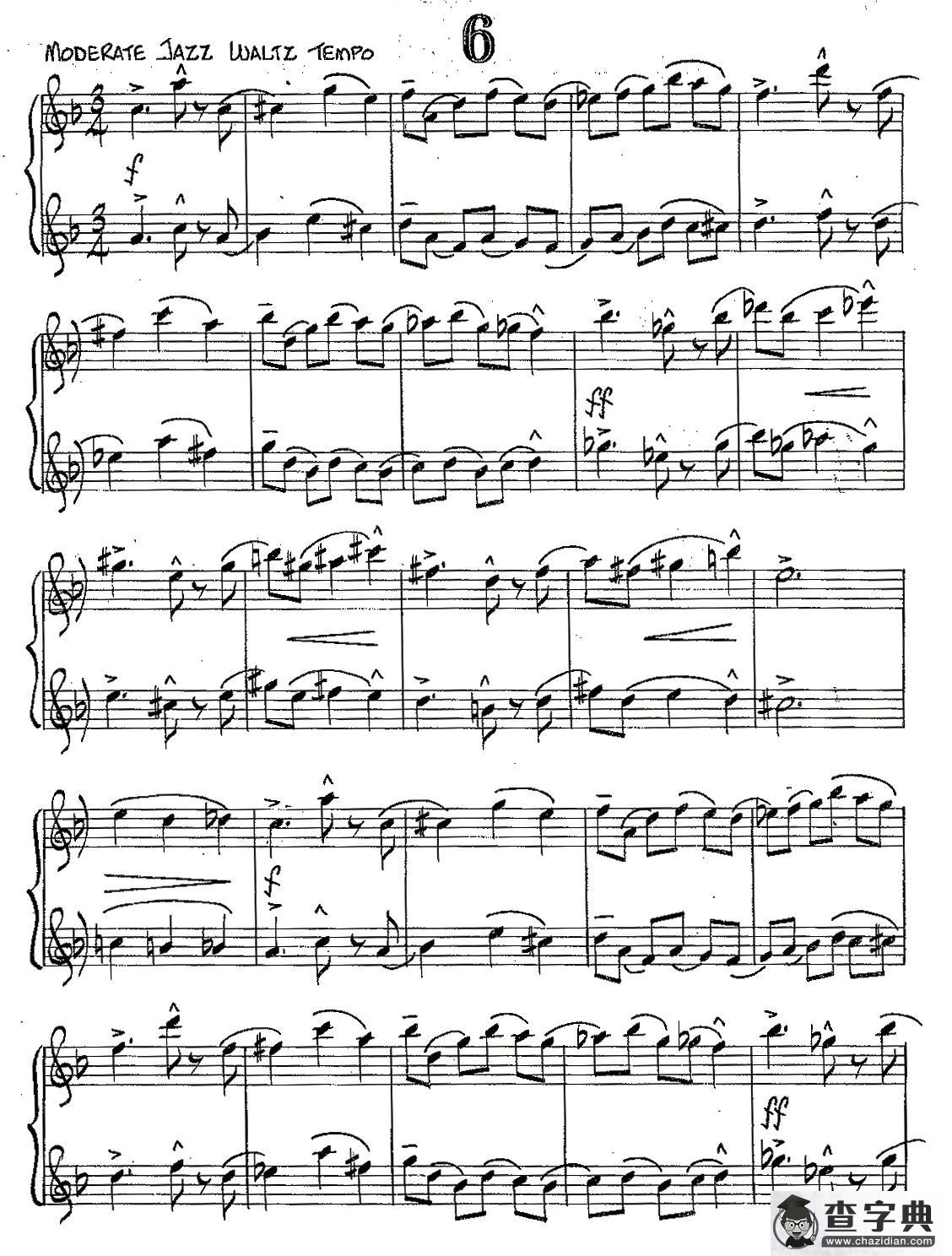 Jazz Conception For Saxophone Duets - 6（二重奏）