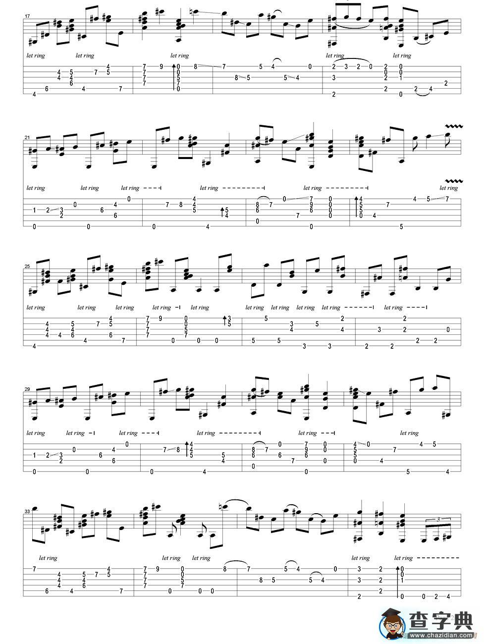 tommy emmanuel：ol brother hubbard version-2（指弹吉他）吉他谱