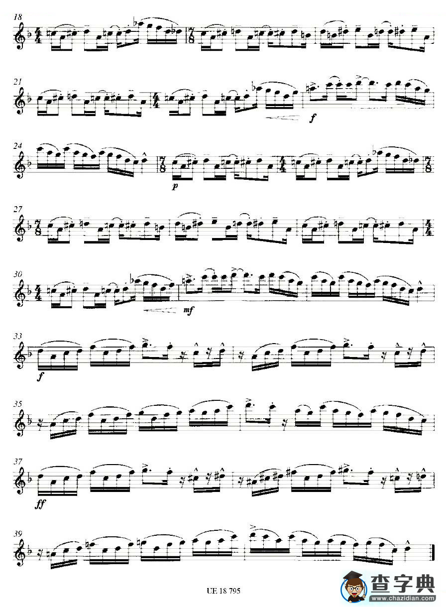 lgnition（12首现代风格练习曲之1）萨克斯谱