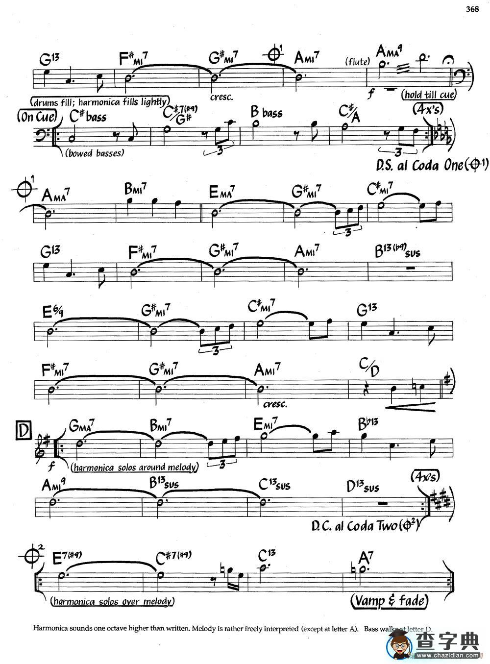 Three Views Of A Secret（爵士钢琴曲）钢琴谱