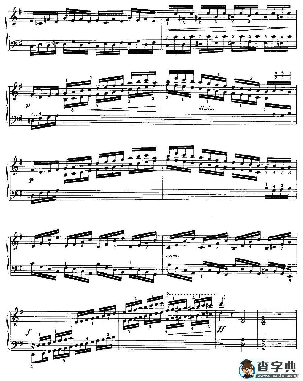 20 Petites Etudes, Op.91（20首小型练习曲）（1）钢琴谱
