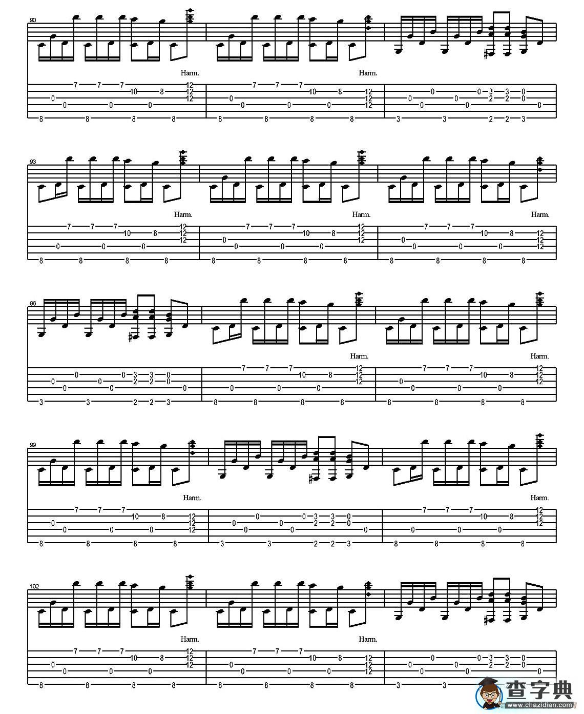tommy emmanuel：haba na haba（指弹吉他）吉他谱