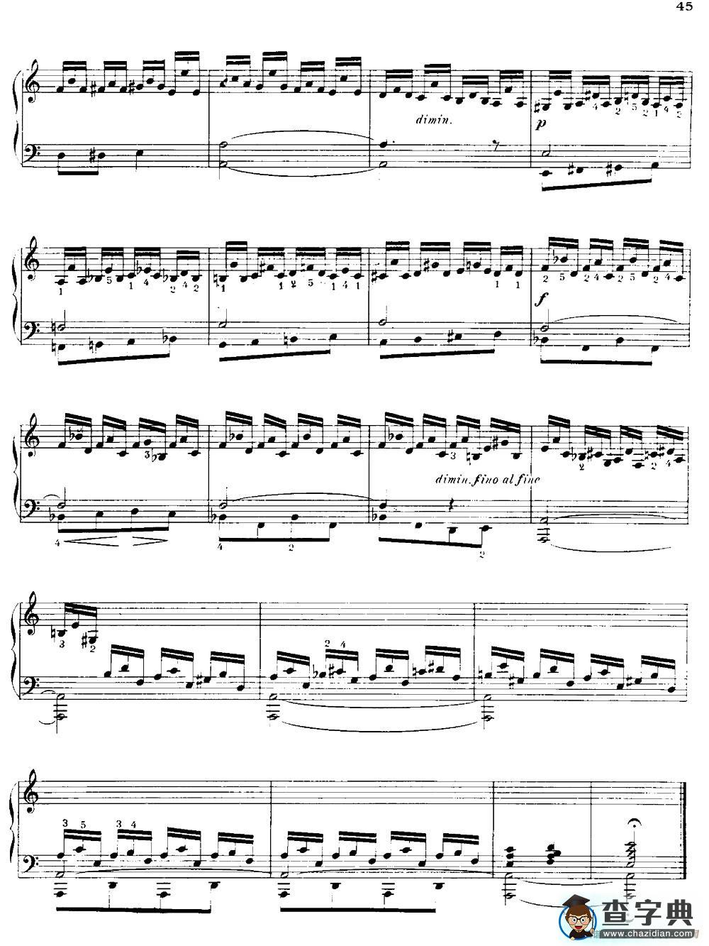 20 Petites Etudes, Op.91（20首小型练习曲）（18）钢琴谱