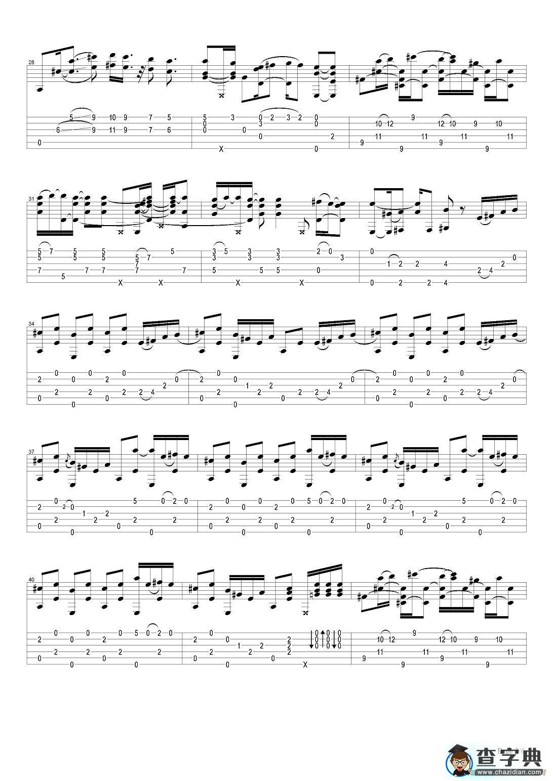 tommy emmanuel：chets ramble（指弹吉他）吉他谱