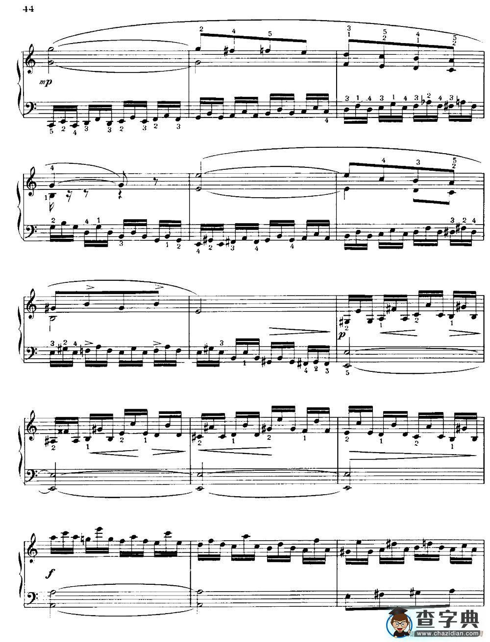 20 Petites Etudes, Op.91（20首小型练习曲）（18）钢琴谱