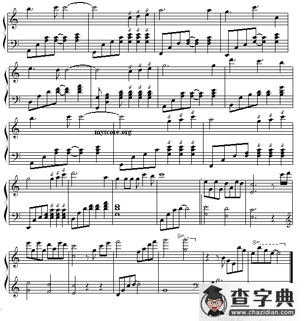 全新的你（圣歌钢琴小曲）钢琴谱