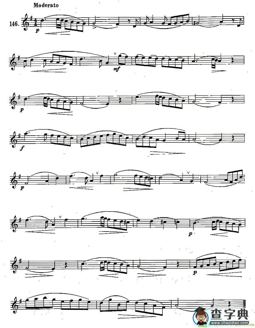 练习曲合集：24、切分音练习萨克斯谱(王清泉作曲)
