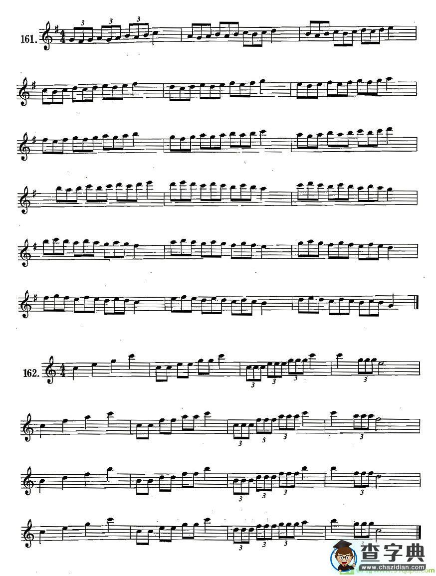 练习曲合集：27、三连音练习萨克斯谱(王清泉作曲)