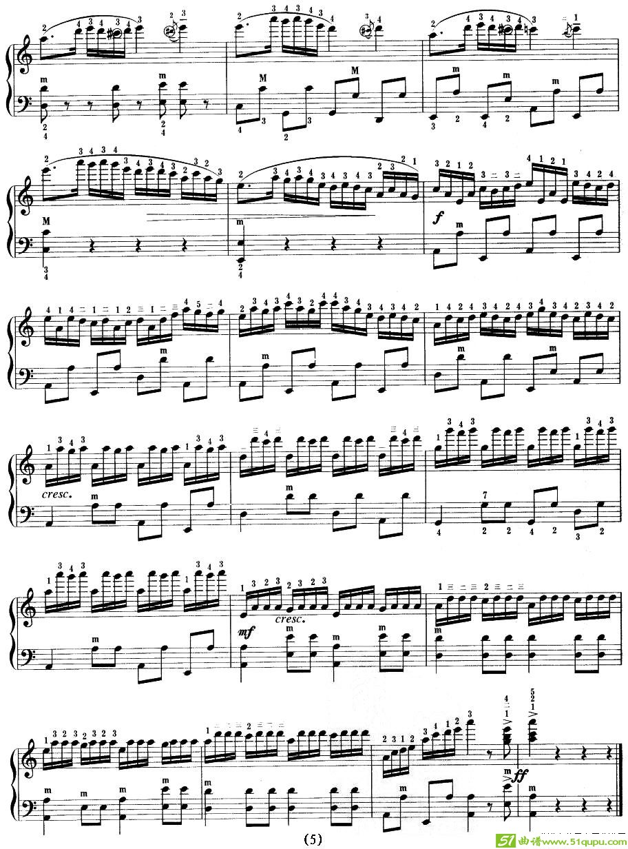 布依寨的春天手风琴谱(韩树林作曲)
