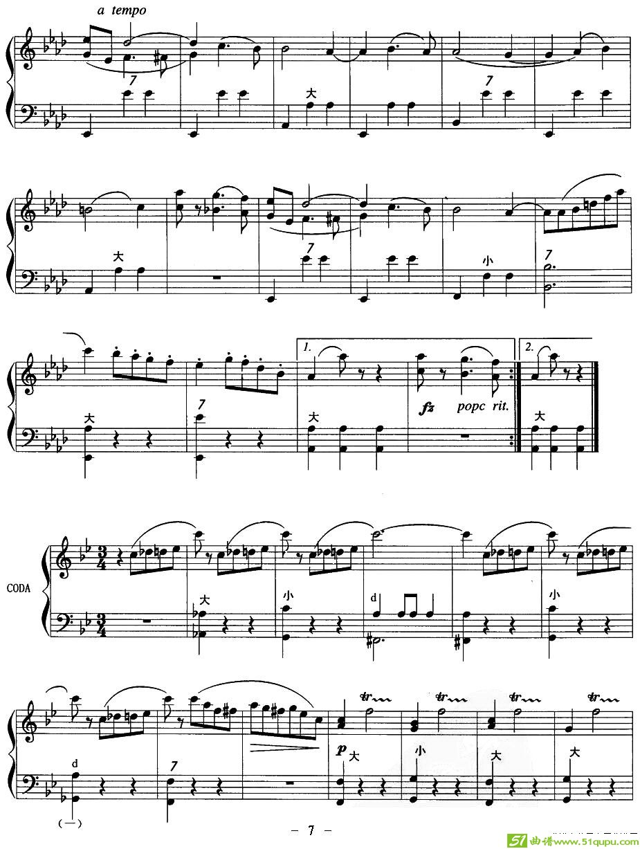 春之声手风琴谱([奥]约翰·施特劳斯作曲)