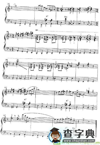 回旋低音手风琴谱