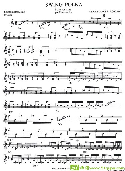 Swing Polka手风琴谱