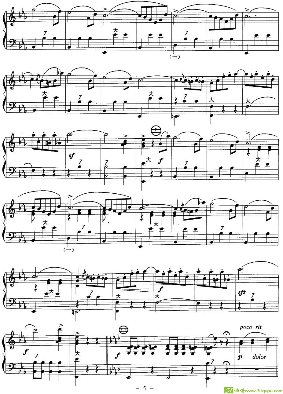 春之声手风琴谱([奥]约翰·施特劳斯作曲)