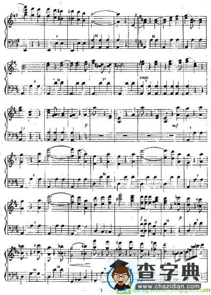 蓝色的多瑙河手风琴谱([奥]约翰·施特劳斯作曲)
