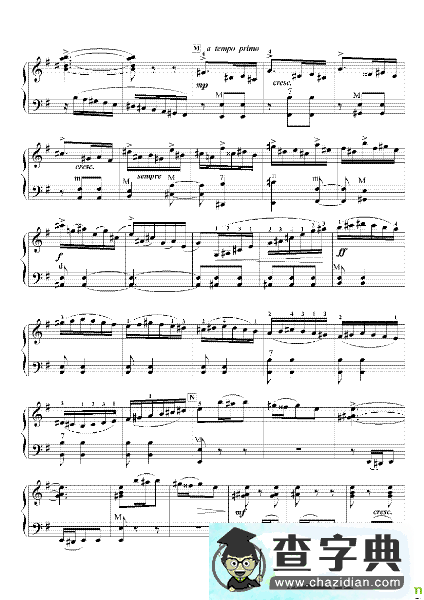 E大调协奏曲手风琴谱(考级乐曲演唱)