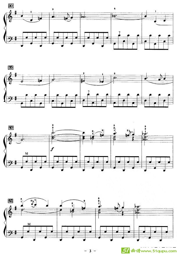 马刀舞曲手风琴谱