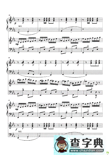 快板手风琴谱([美]约翰·卡特作曲)