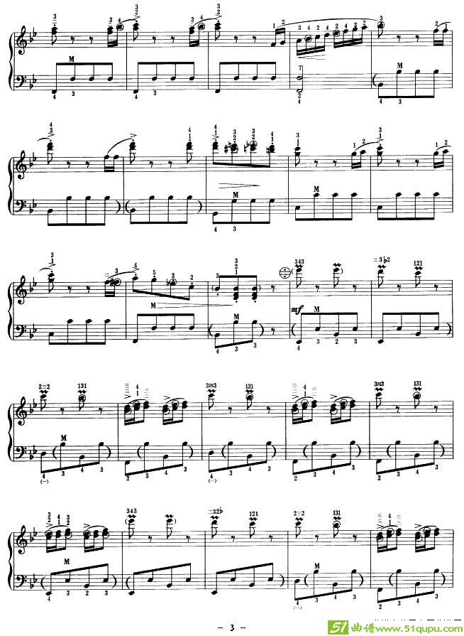 闲聊波尔卡手风琴谱(约翰·施特劳斯作曲)
