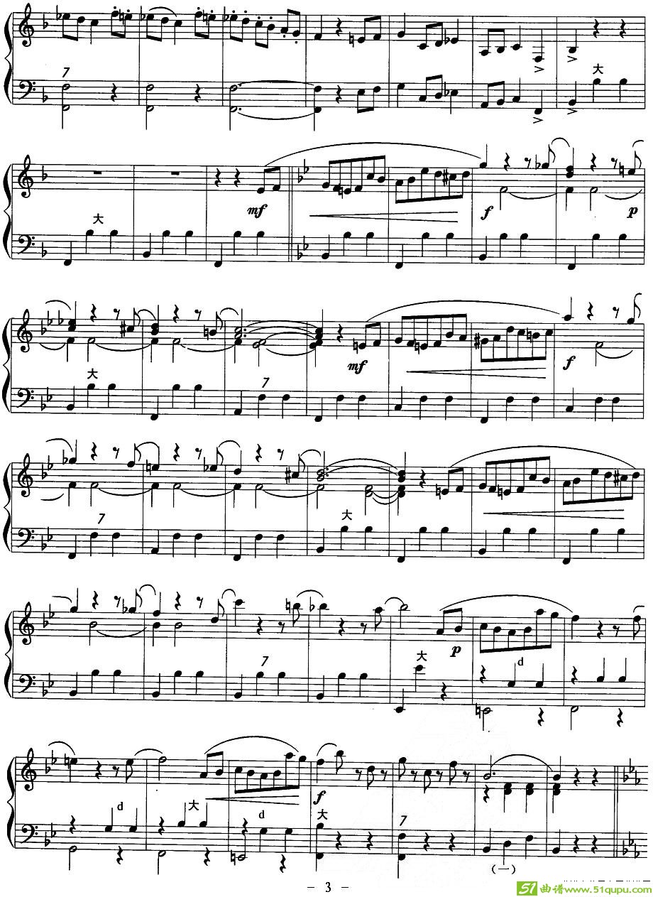 春之声手风琴谱([奥]约翰·施特劳斯作曲)