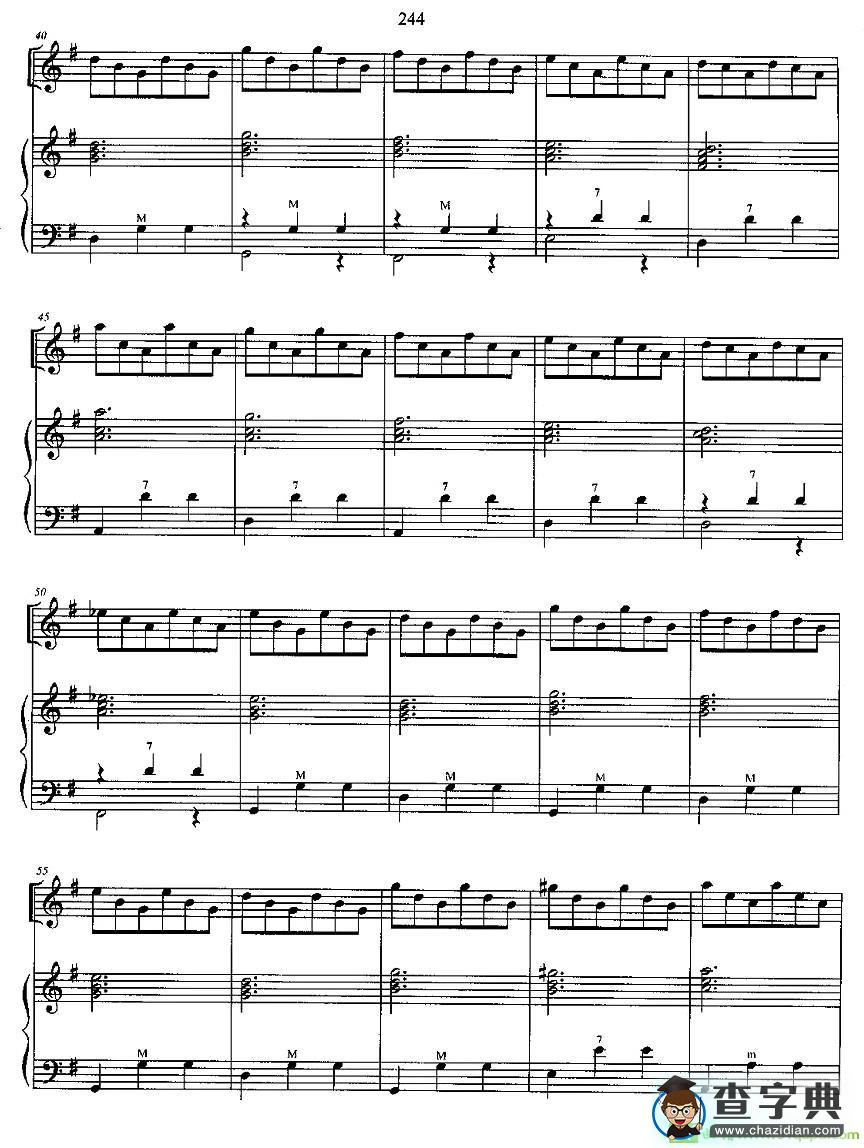 光和影手风琴谱(比兹·佐尼作曲)