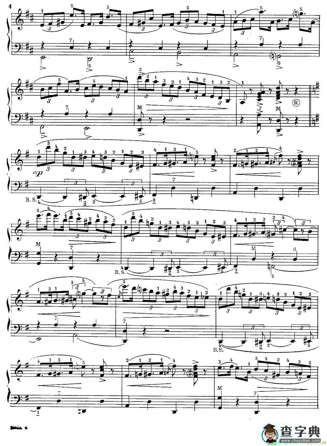Nola手风琴谱(马格南特（Magnante）改编并配指法作曲)