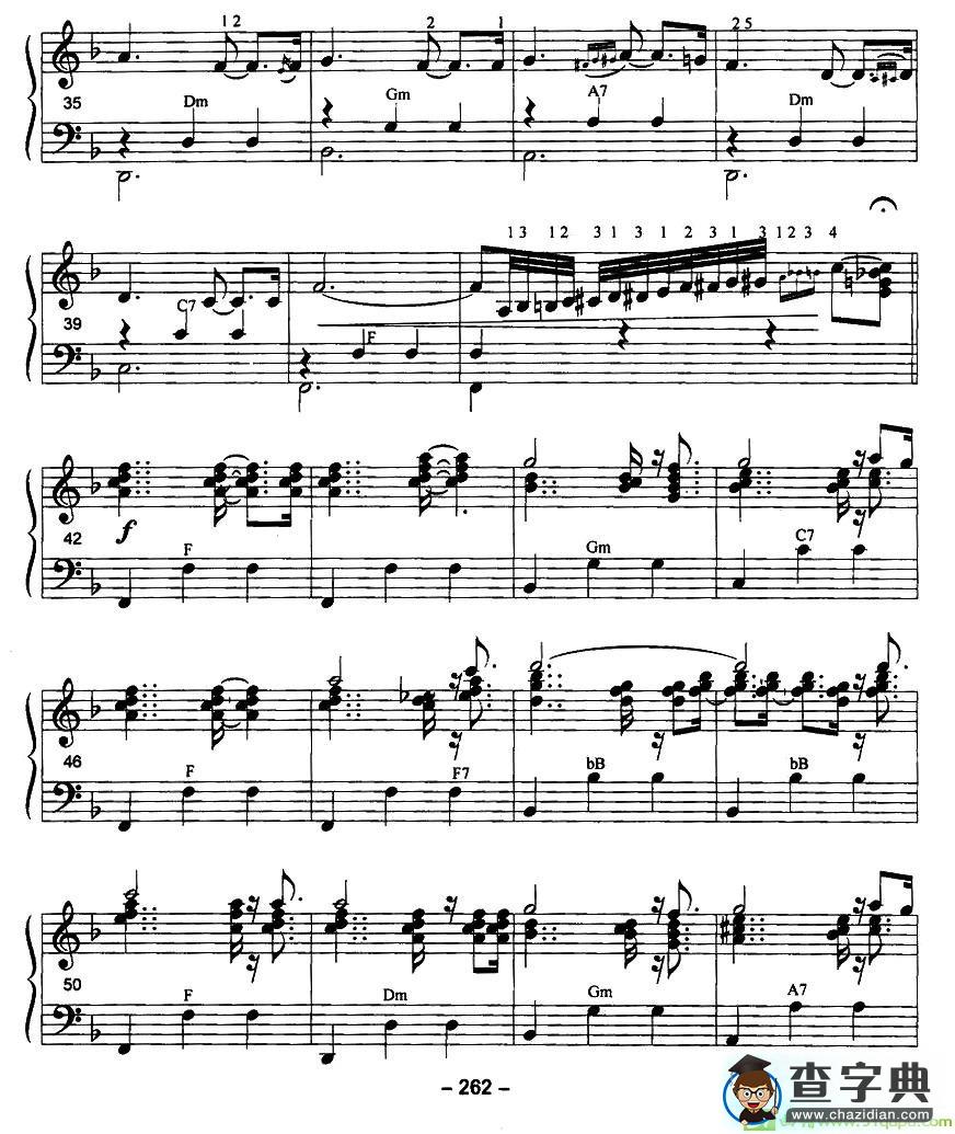 过去的时光手风琴谱(苏格兰民歌作曲)