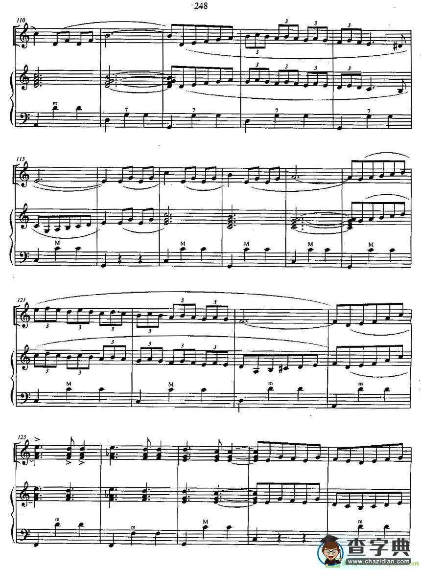 光和影手风琴谱(比兹·佐尼作曲)