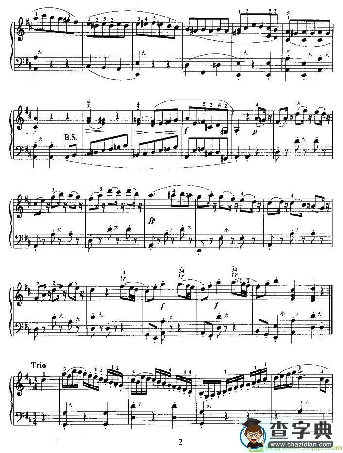 嬉戏曲手风琴谱