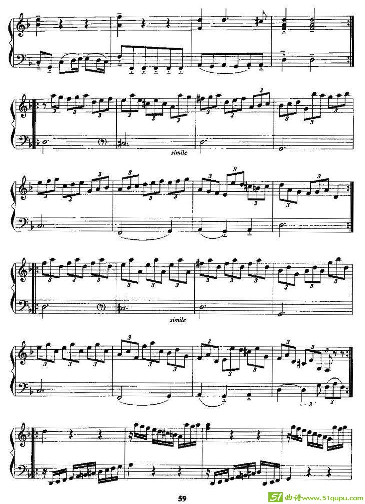 萨拉班德舞曲（G·F·亨德尔作曲版）手风琴谱