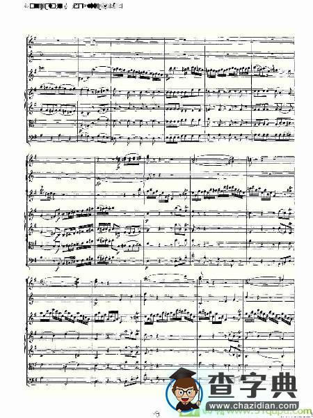 Concerto in G for Flute, K.313长笛谱