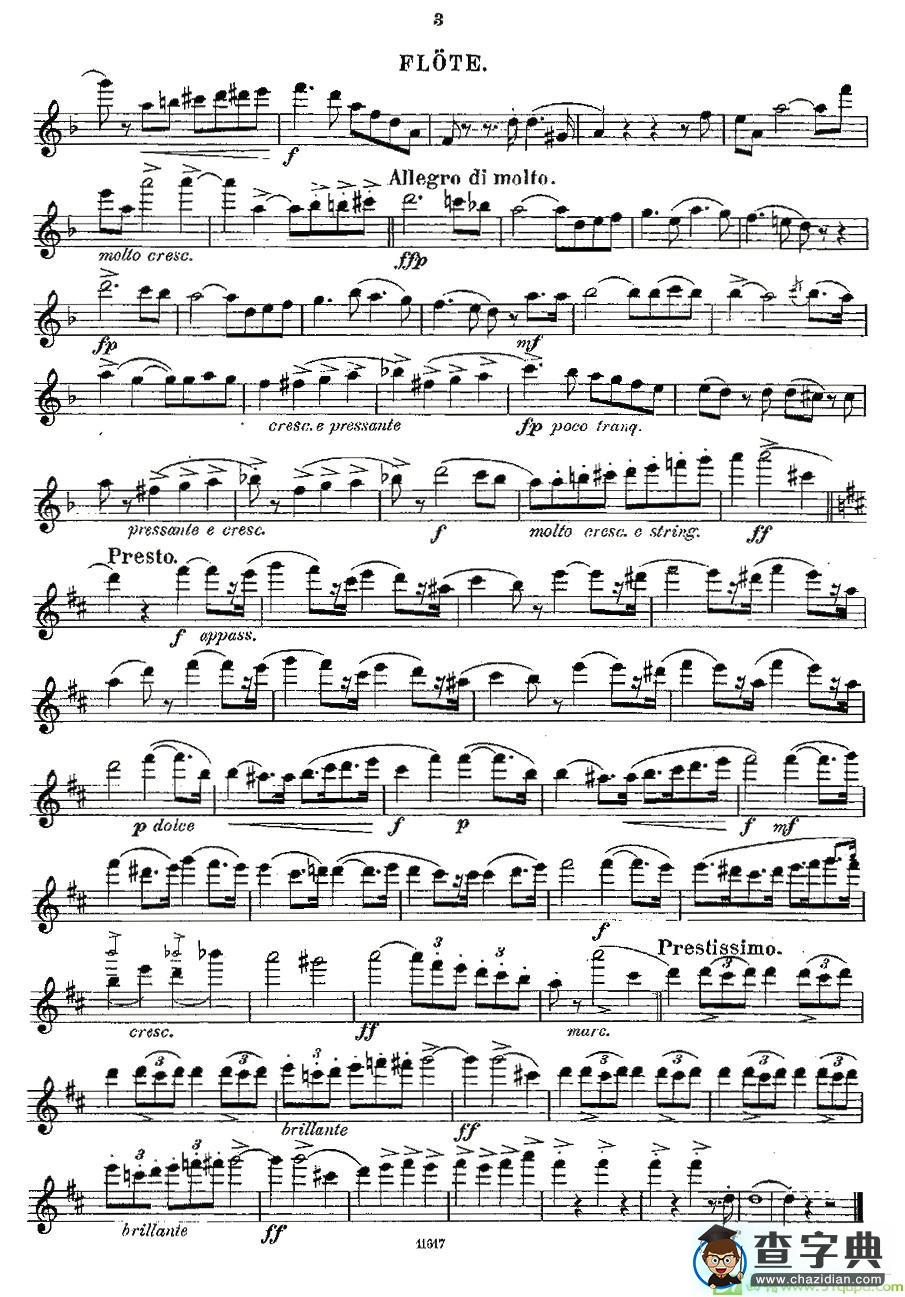 Opern-Transcriptionen.Op.45-6长笛谱