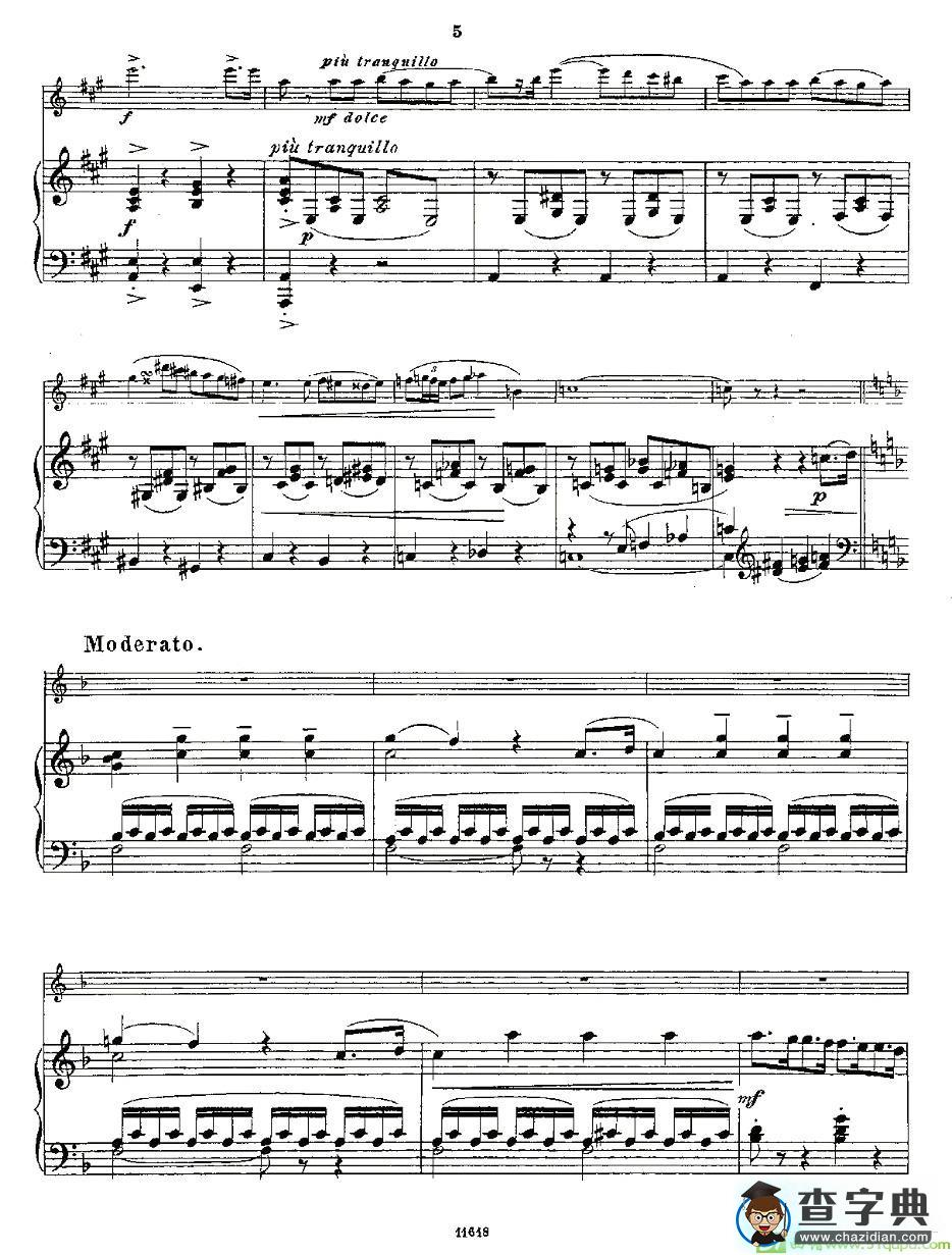 Opern-Transcriptionen.Op.45-3长笛谱