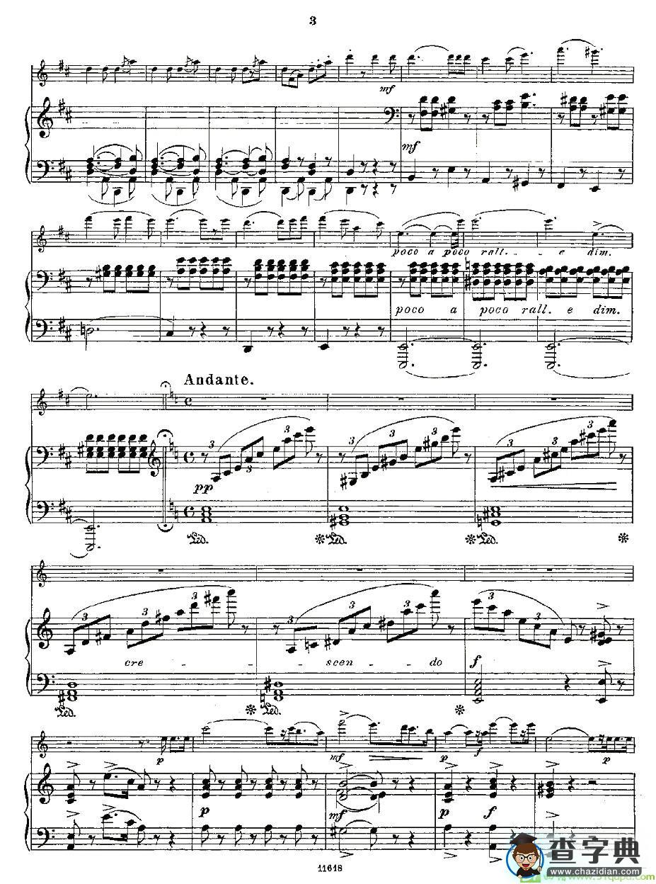 Opern-Transcriptionen.Op.45-3长笛谱