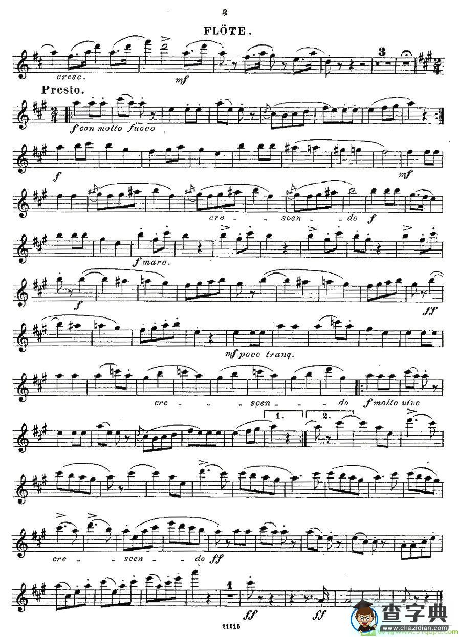 Opern-Transcriptionen.Op.45-5长笛谱