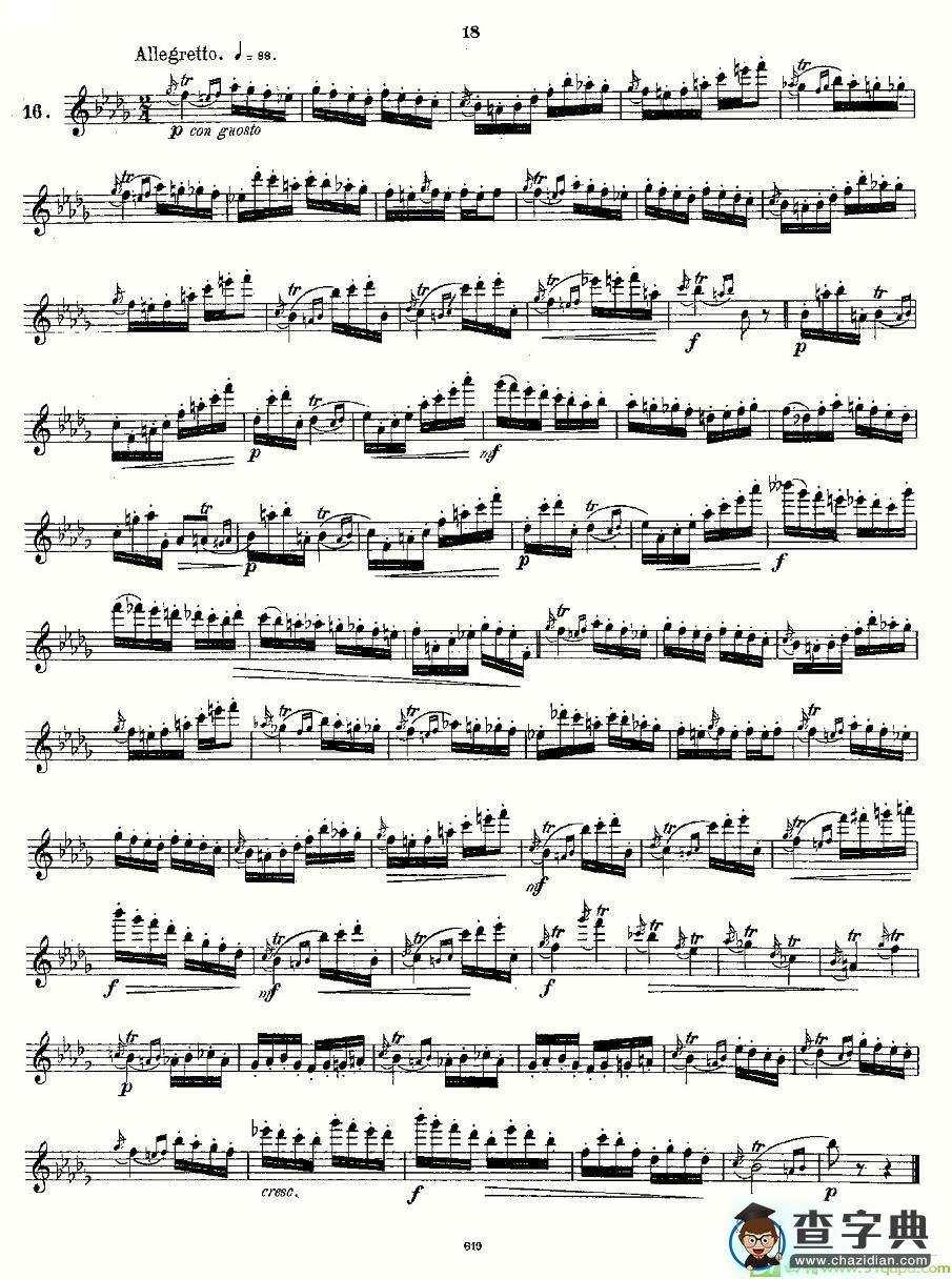 24 instructive Uebungen.Op.30长笛谱