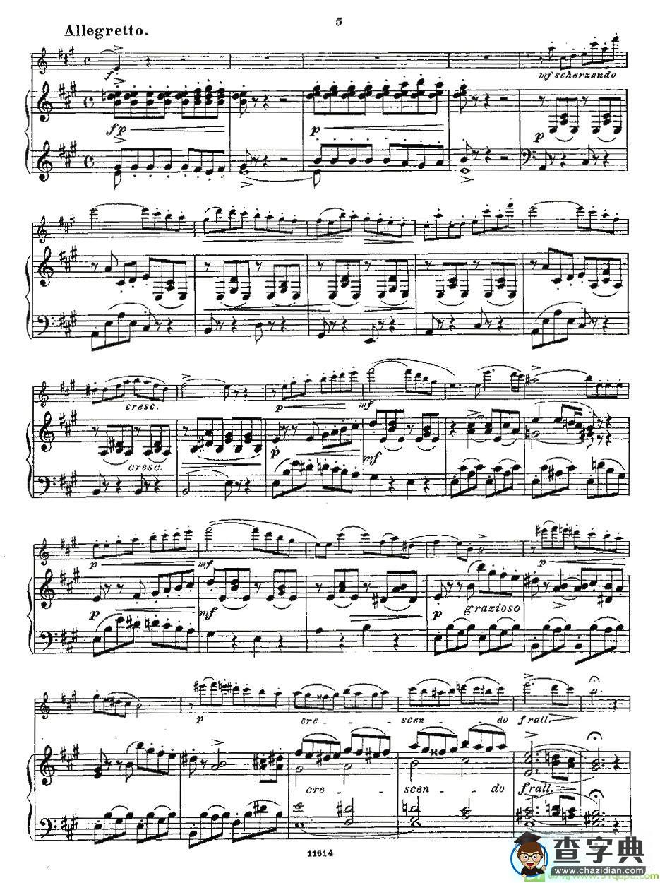 Opern-Transcriptionen.Op.45-4长笛谱