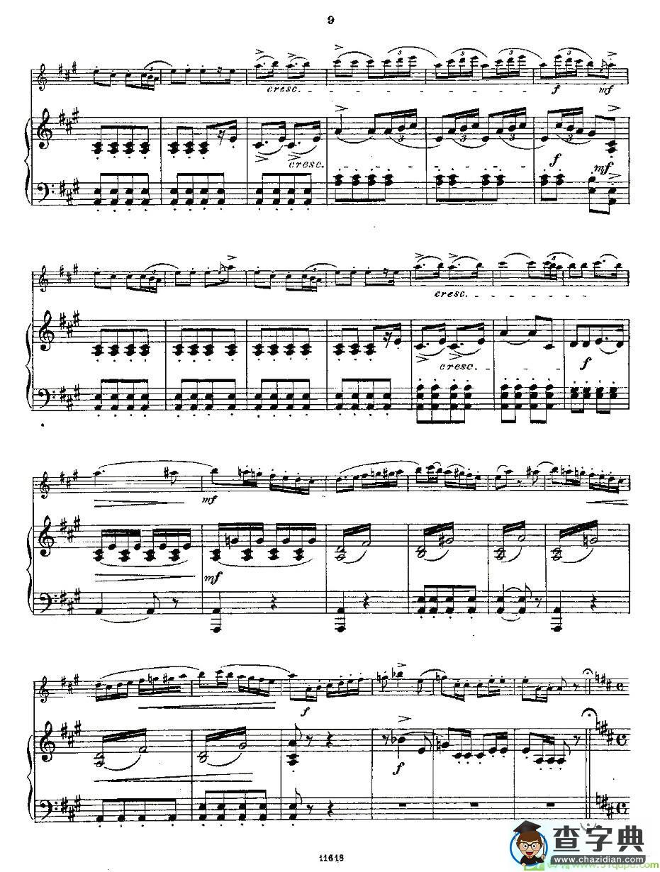 Opern-Transcriptionen.Op.45-3长笛谱