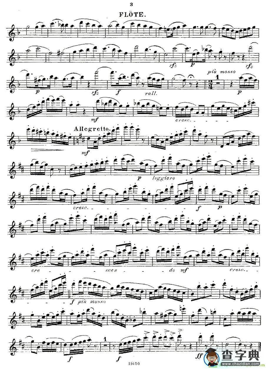 Opern-Transcriptionen.Op.45-8长笛谱