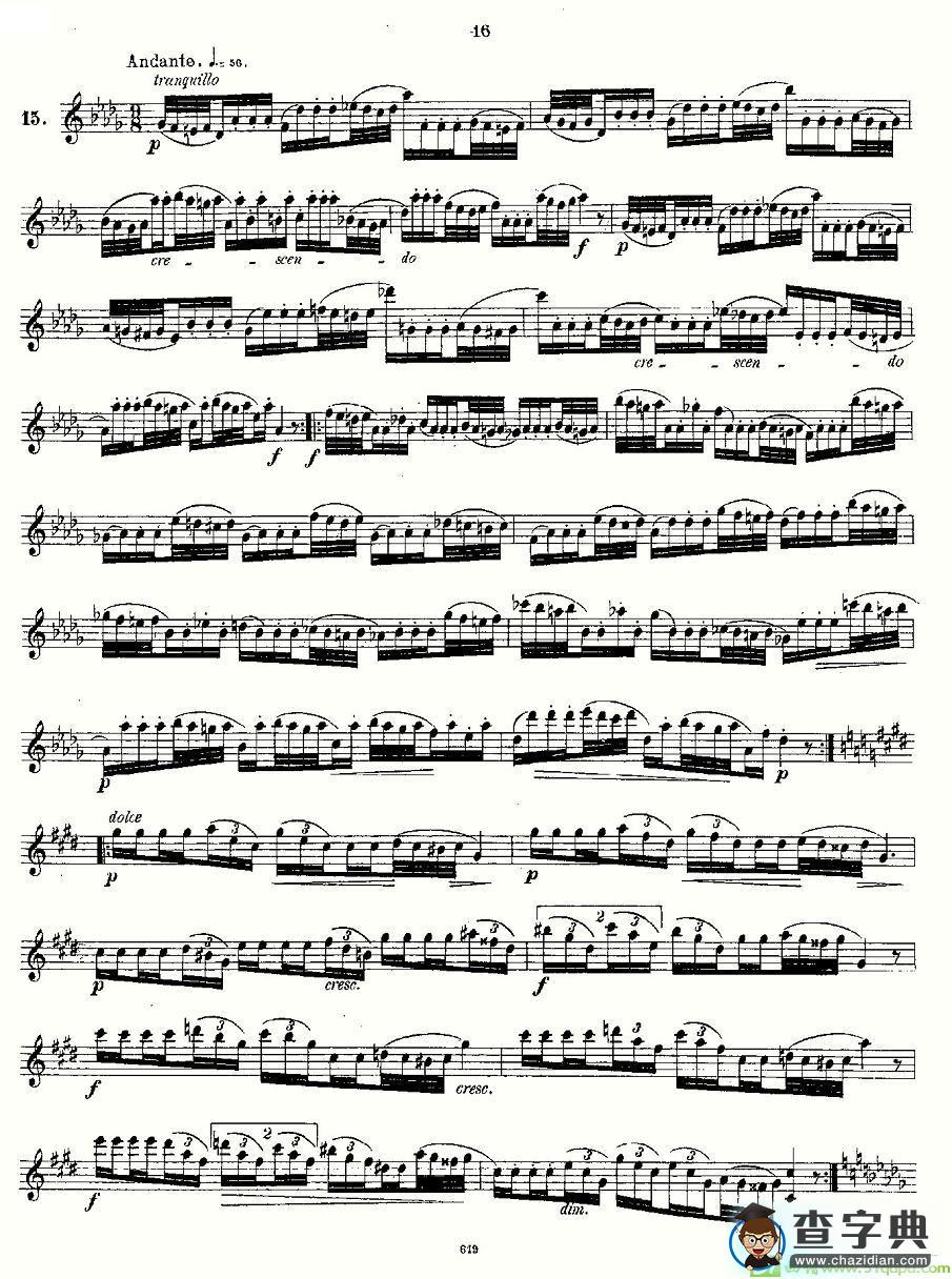 24 instructive Uebungen.Op.30长笛谱