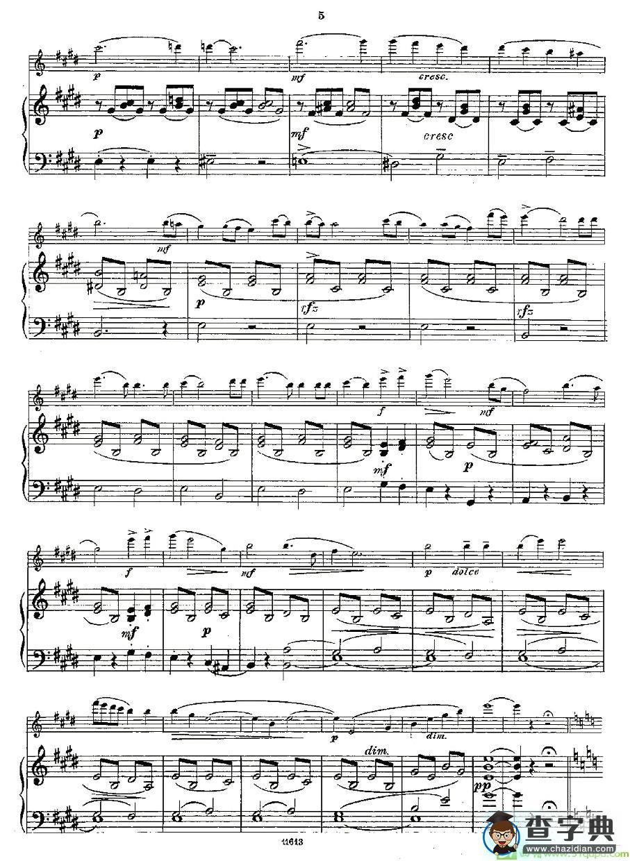 Opern-Transcriptionen.Op.45-1长笛谱