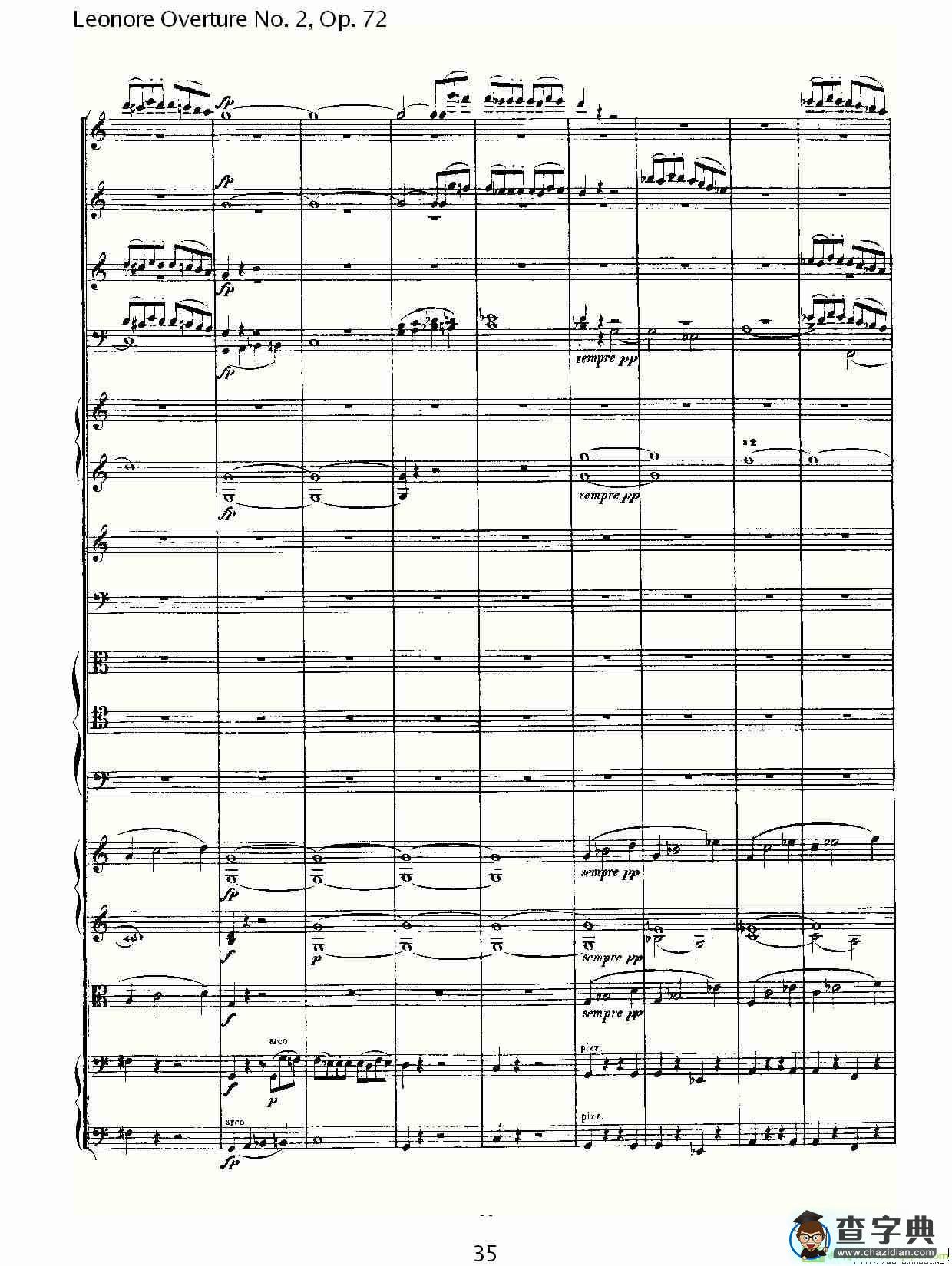 Leonore Overture No. 2，Op. 72简谱