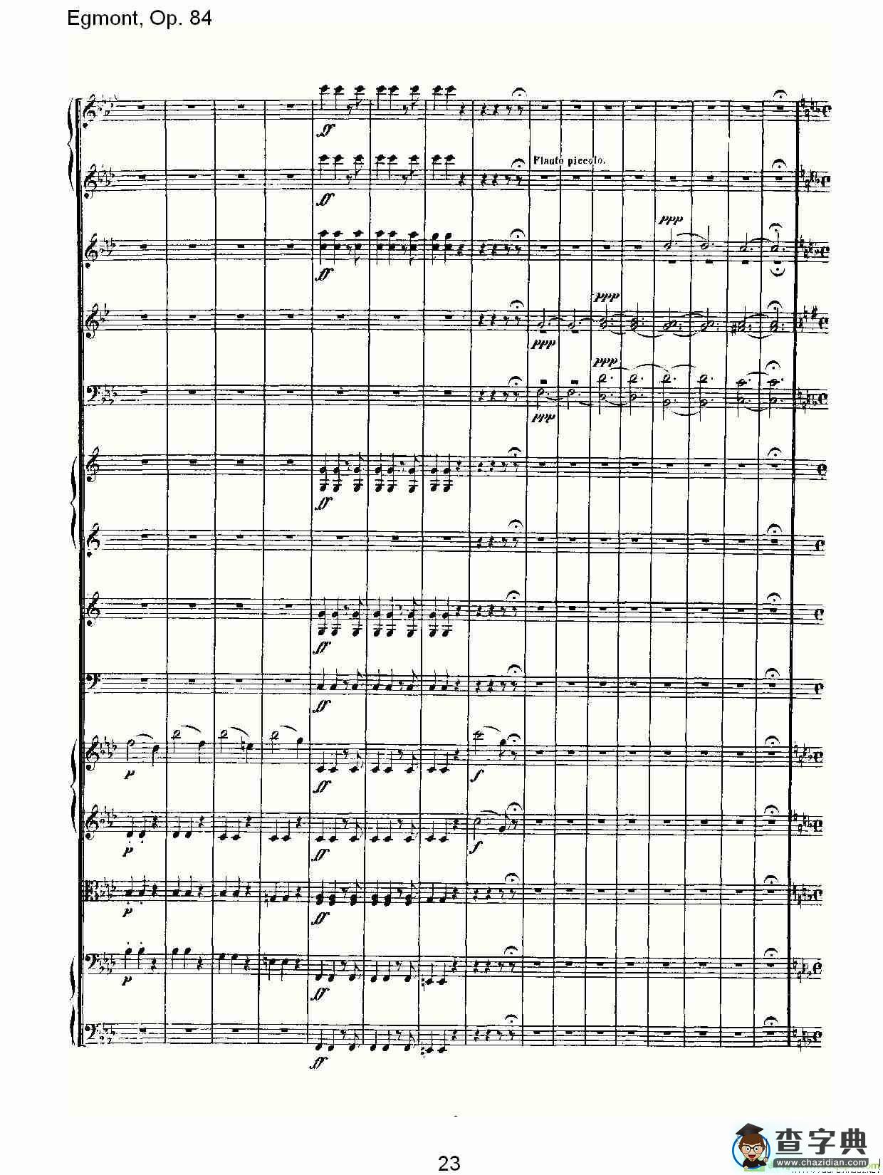 Egmont，Op. 84简谱